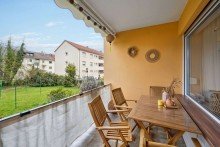 Balkon Wohlf�hl-Oase in Gernsbach: 3-Zi. Wohnung im Erdgeschoss mit Balkon