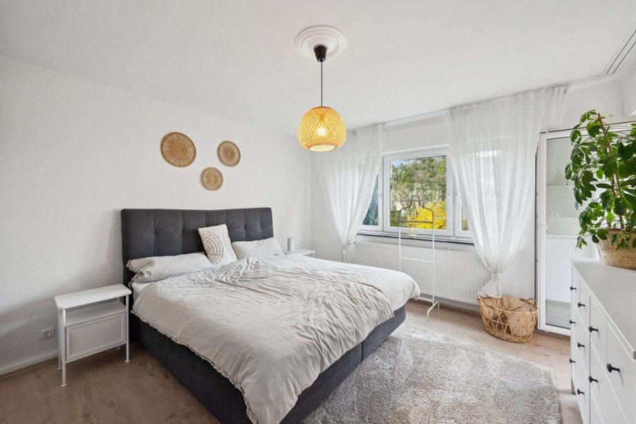 Schlafzimmer Erdgeschosswohnung Gernsbach