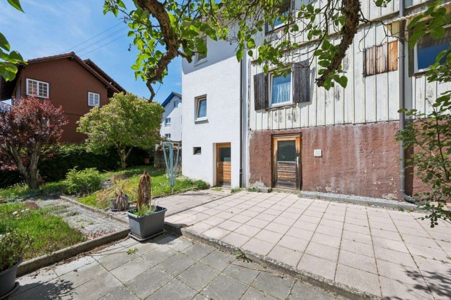 Au�enansicht Terrasse Zweifamilienhaus Forbach