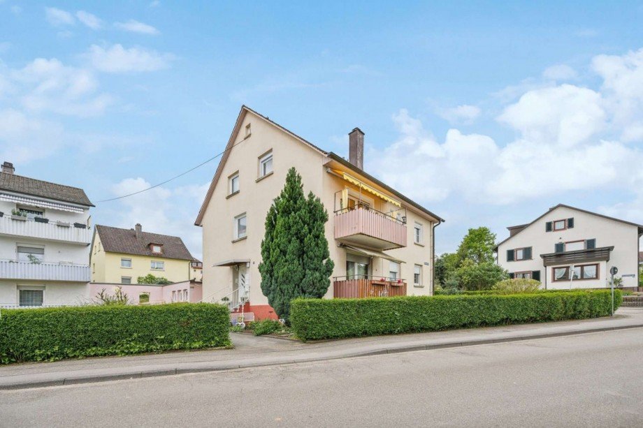 Au�enansicht Dachgeschosswohnung Gaggenau