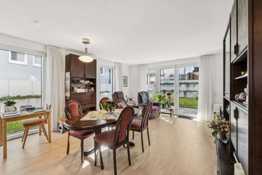 Wohnzimmer Erdgeschosswohnung Pleidelsheim