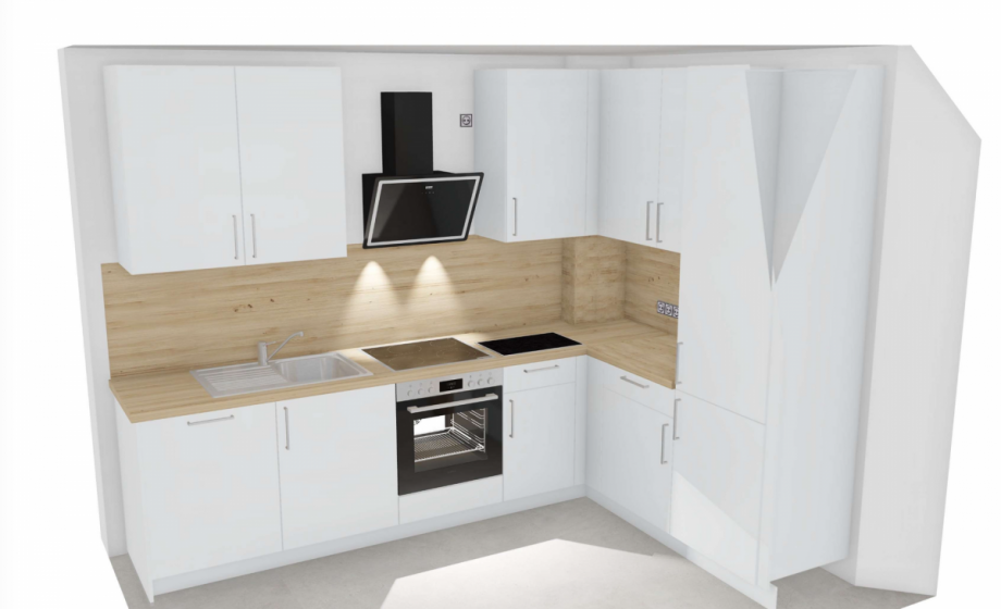 Illustration neue EBK Etagenwohnung Gernsbach-Loffenau