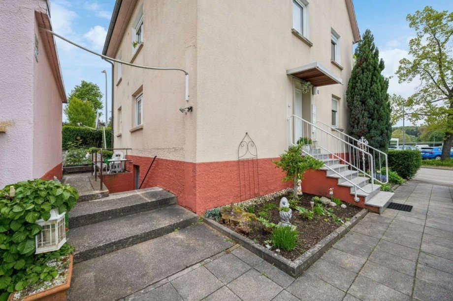 Au�enansicht Dachgeschosswohnung Gaggenau