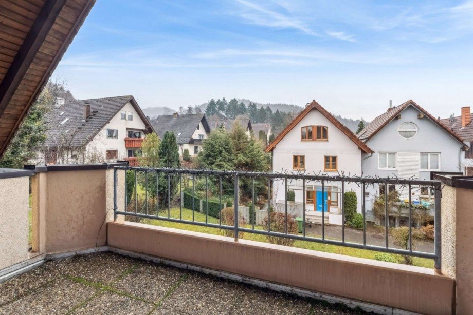 Balkon Dachgeschosswohnung Waldkirch