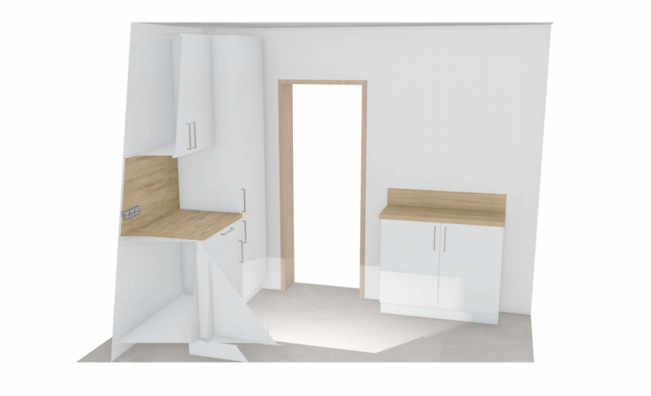 Illustration neue EBK Etagenwohnung Gernsbach-Loffenau