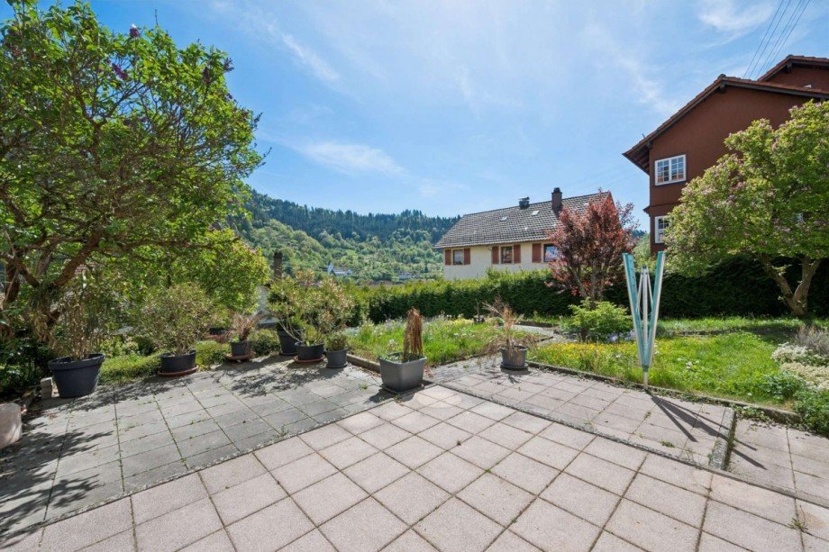 Au�enansicht Terrasse Zweifamilienhaus Forbach