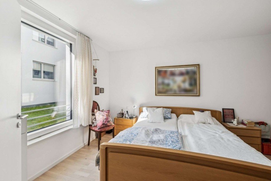 Schlafzimmer Erdgeschosswohnung Pleidelsheim