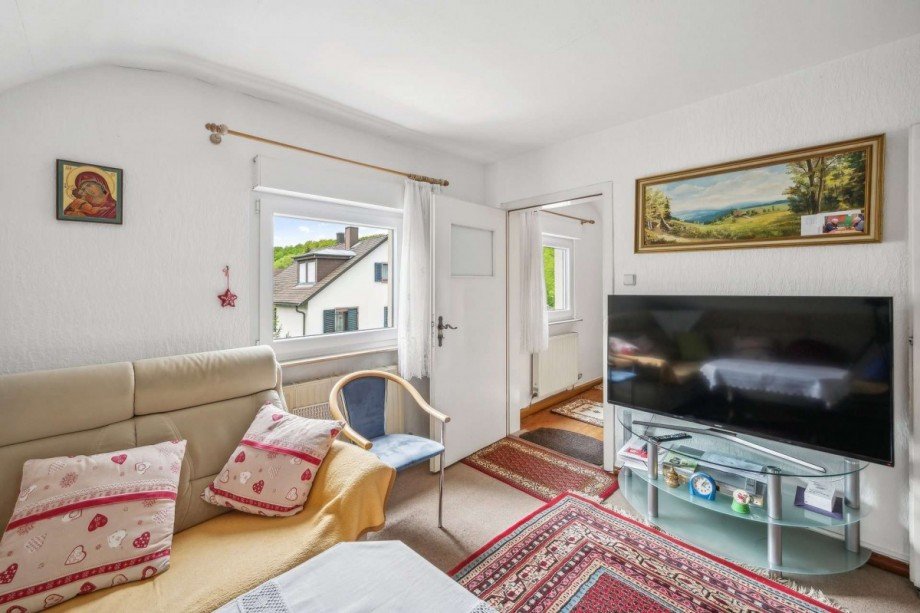 Wohnzimmer Dachgeschosswohnung Gaggenau